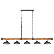 Oldbury Steel 5 Light Pendant